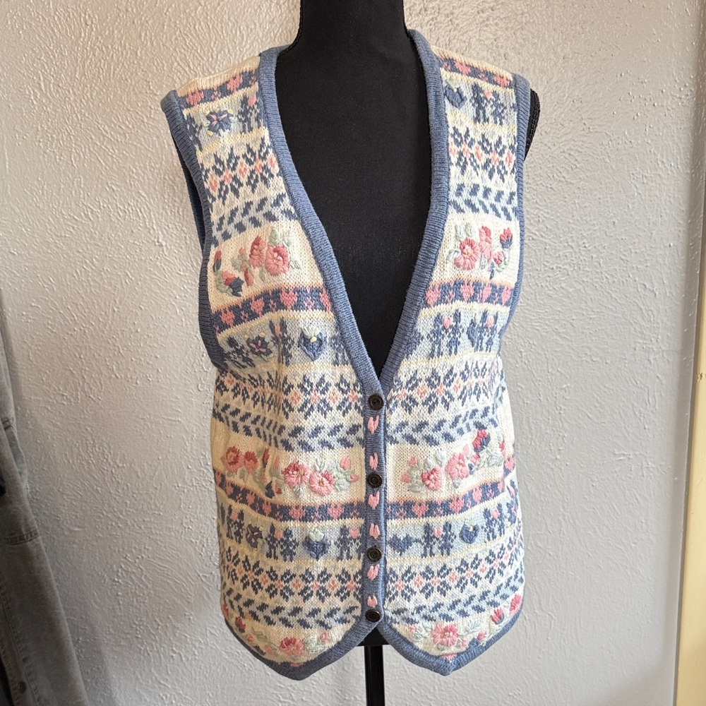 Vintage couple sweater vest!!